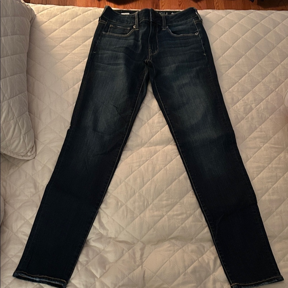American Eagle By Payless Dark Blue Skinny Jeans